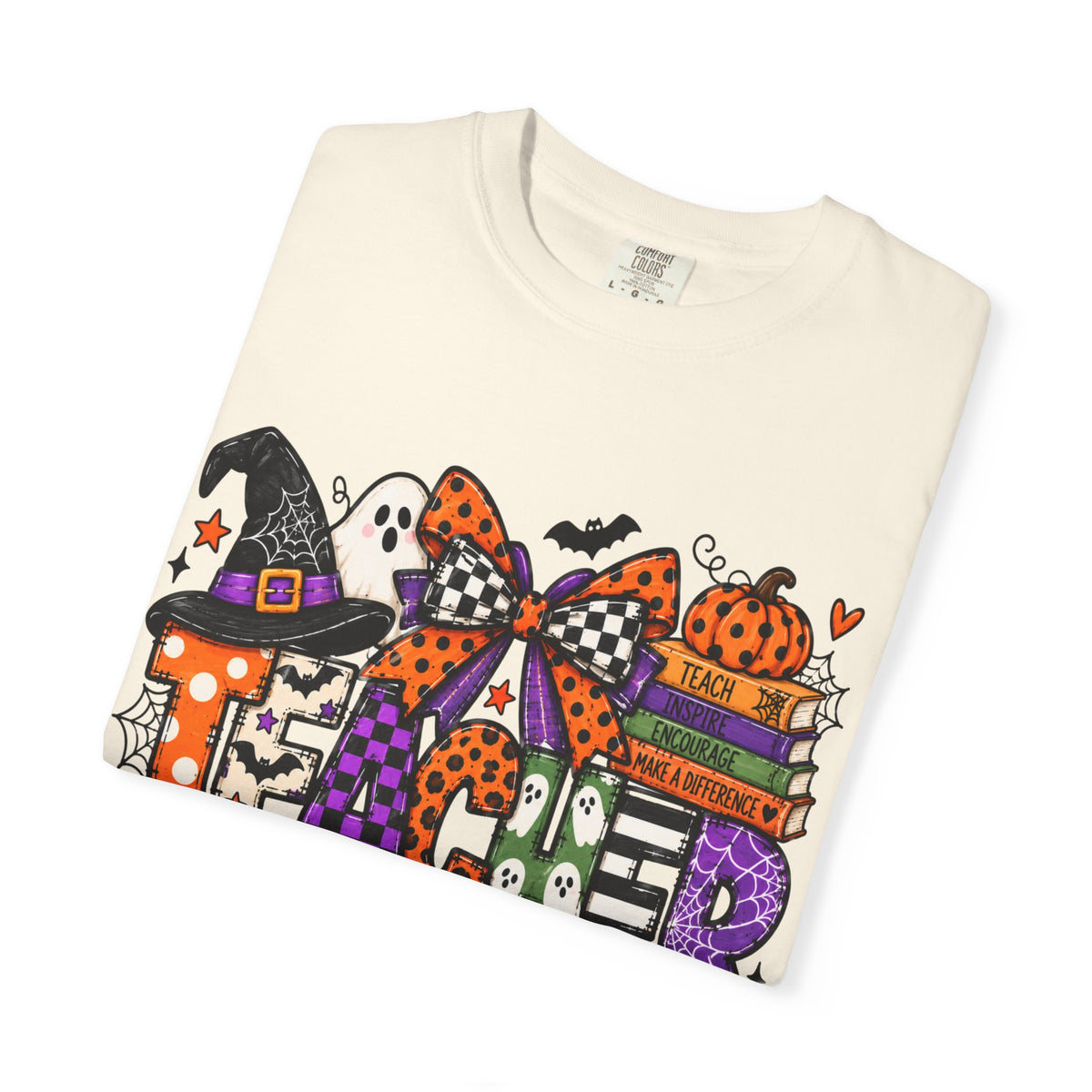 TEACHER Ghost & Pumpkin Graphic Tee