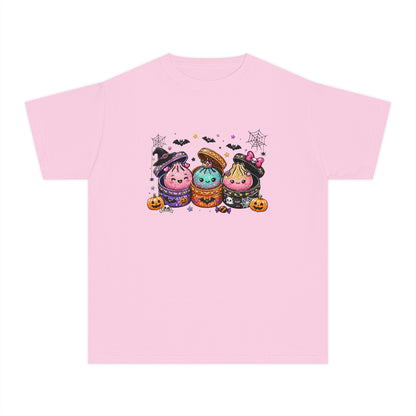 GLITTER LOOKING Cute Squishy Halloween Friends Kids Tee