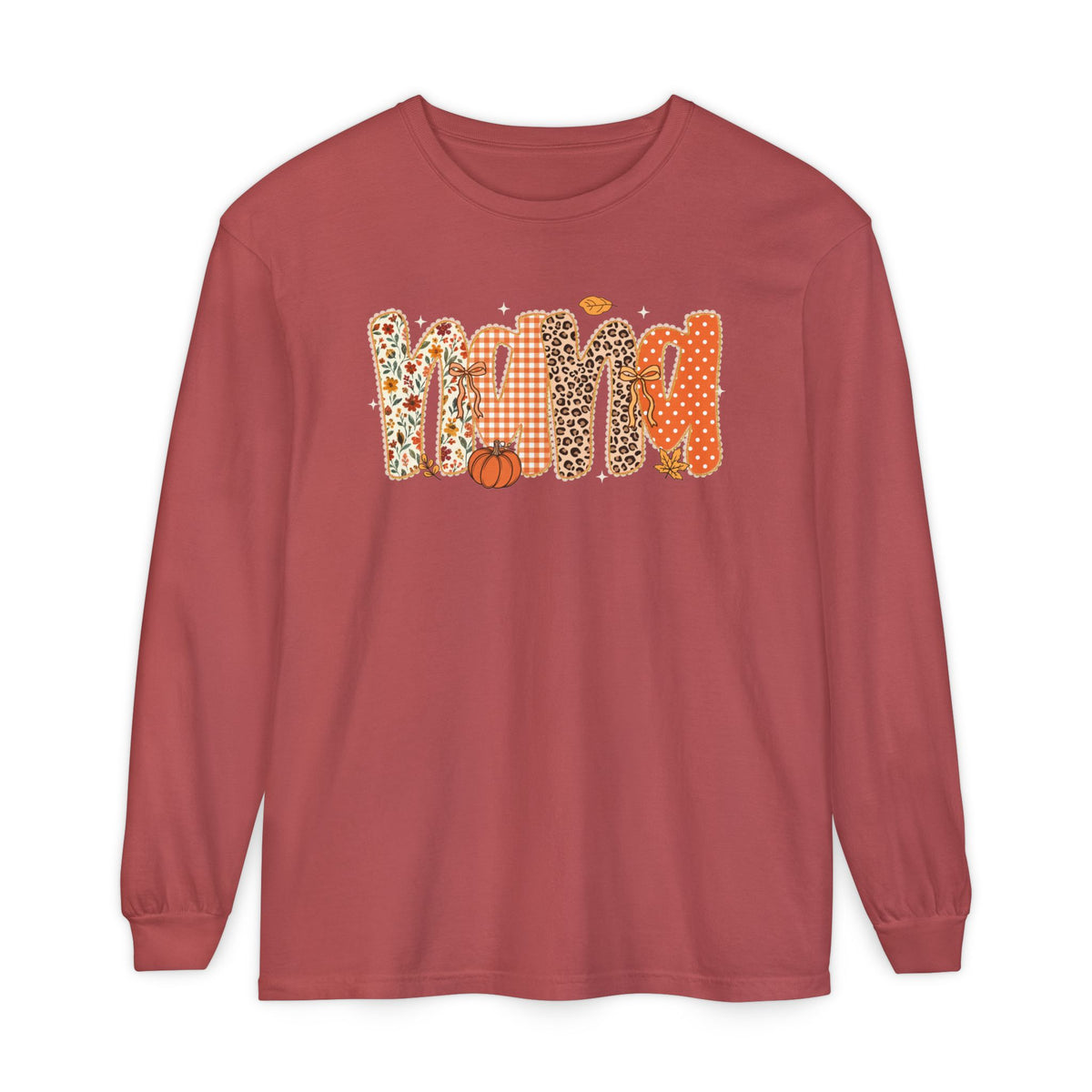 NANA Autumn Pumpkin Graphic Long Sleeve Tee