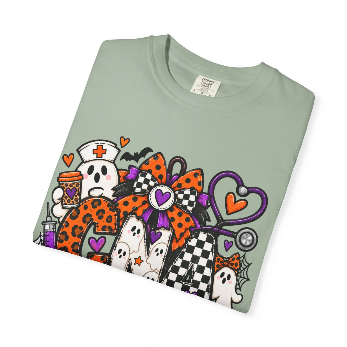CNA Cute Spooky Pumpkin & Ghost Graphic Tee