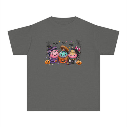 GLITTER LOOKING Cute Squishy Halloween Friends Kids Tee
