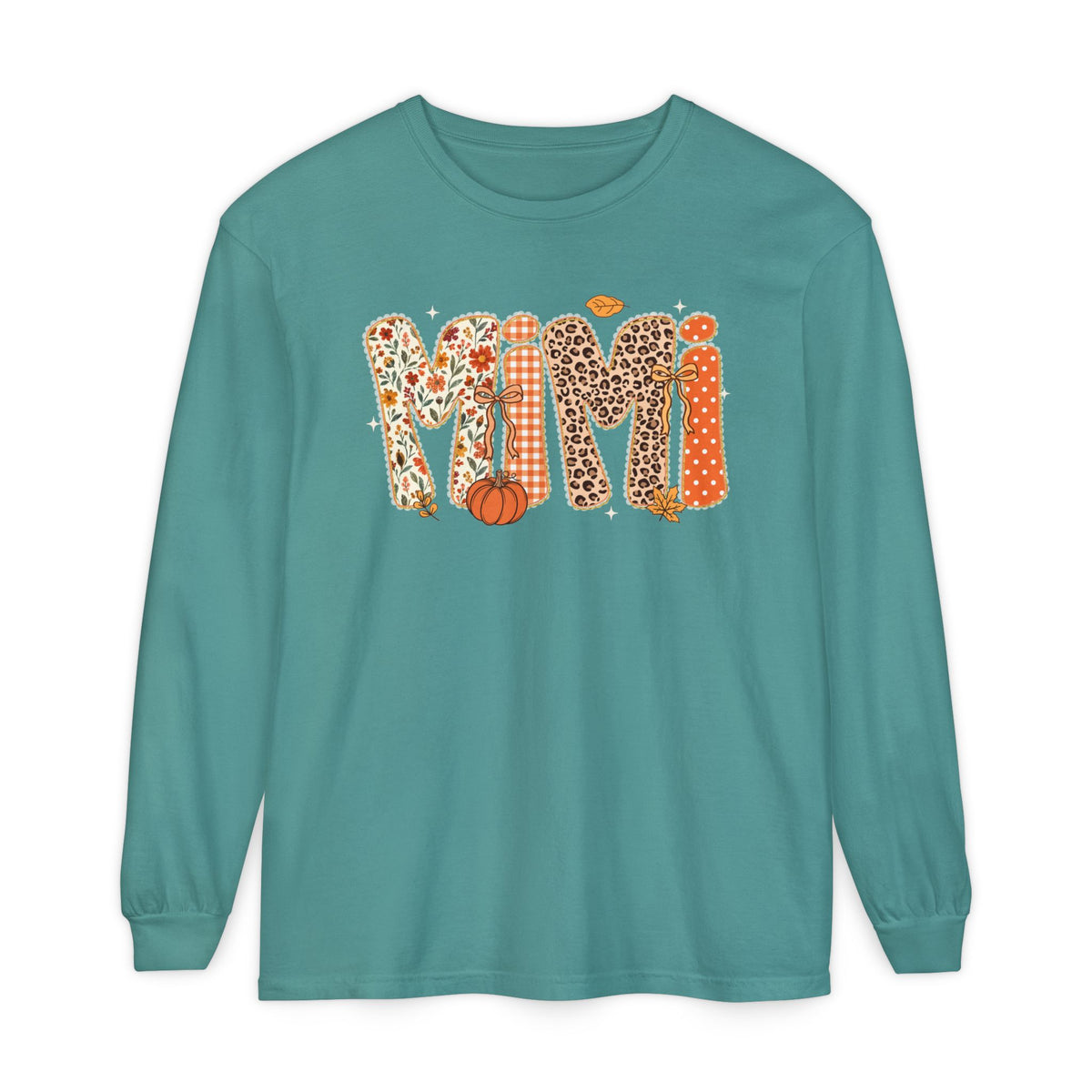MIMI Autumn Pumpkin Graphic Long Sleeve Tee