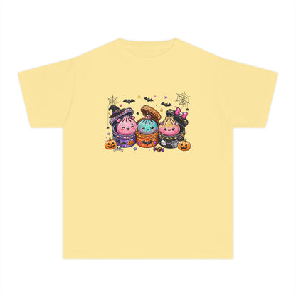 GLITTER LOOKING Cute Squishy Halloween Friends Kids Tee