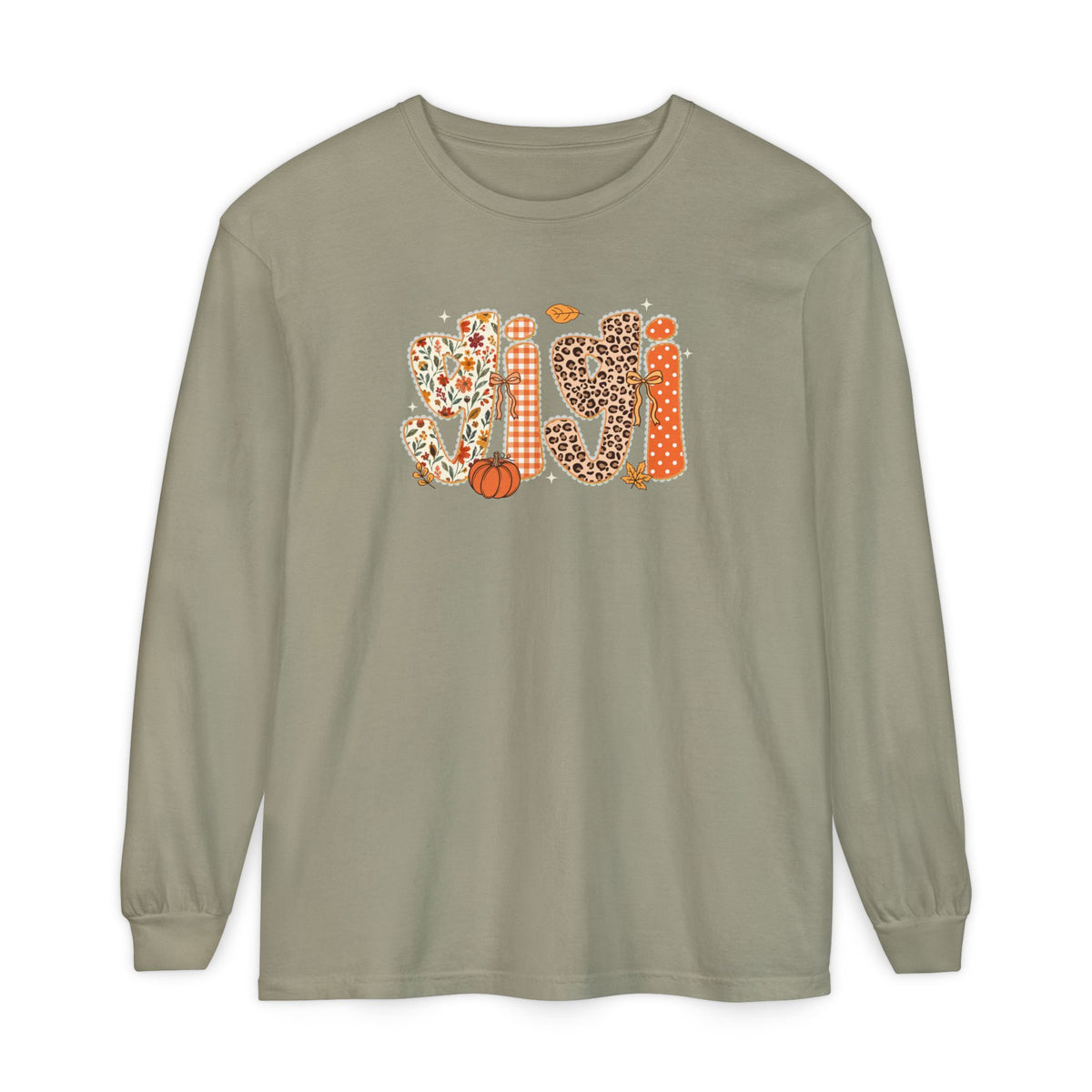 GIGI Autumn Pumpkin Graphic Long Sleeve Tee