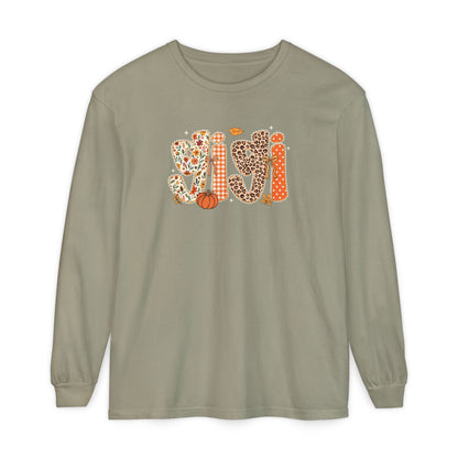 GIGI Autumn Pumpkin Graphic Long Sleeve Tee