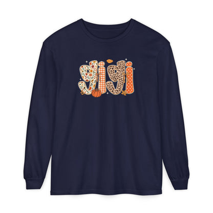 GIGI Autumn Pumpkin Graphic Long Sleeve Tee