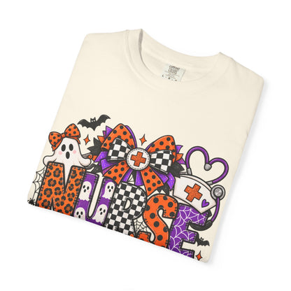 NURSE Ghost & Pumpkin Graphic Tee
