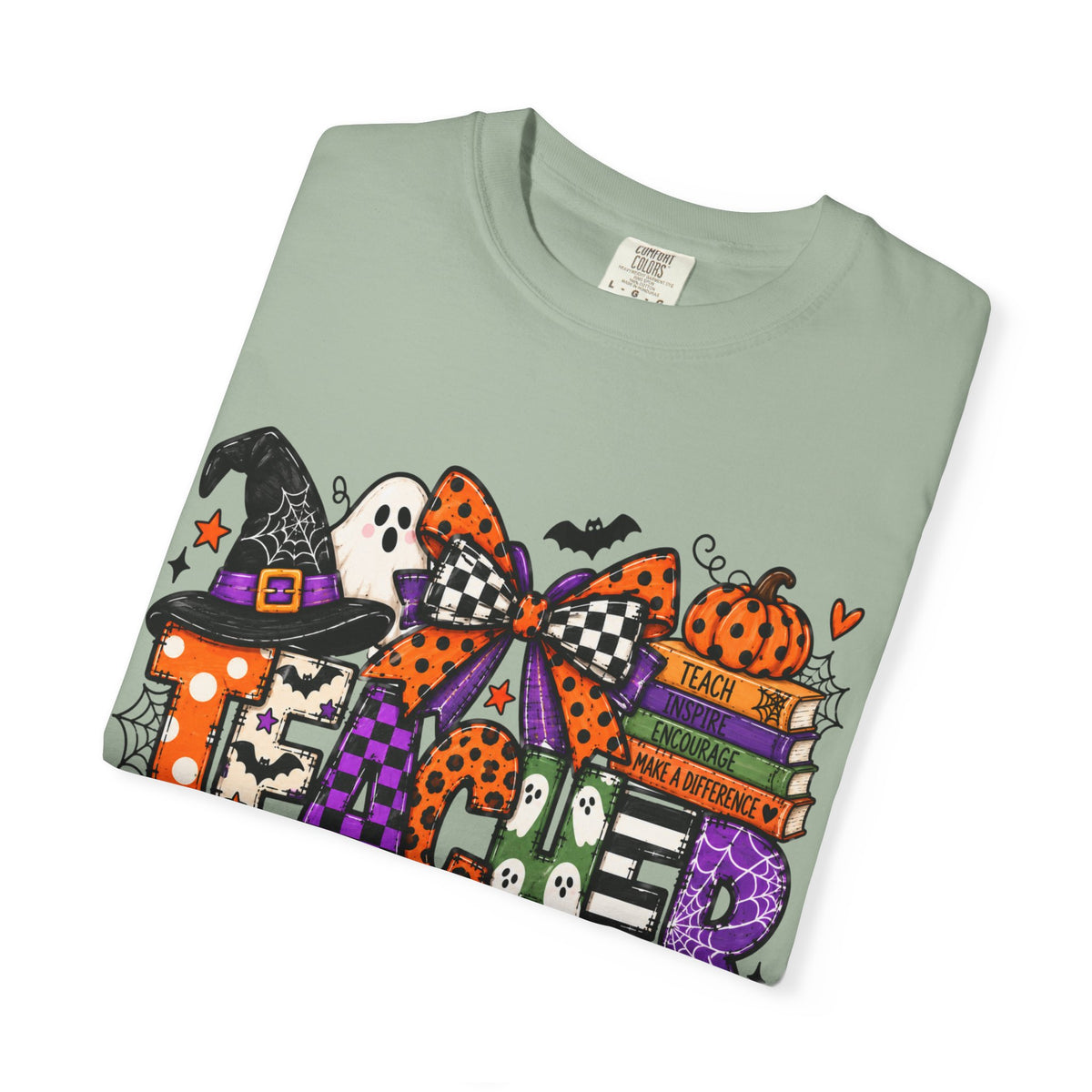 TEACHER Ghost & Pumpkin Graphic Tee