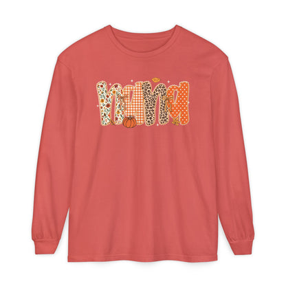 NANA Autumn Pumpkin Graphic Long Sleeve Tee