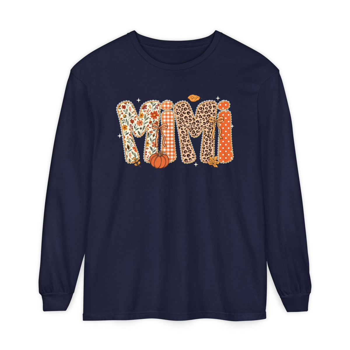 MIMI Autumn Pumpkin Graphic Long Sleeve Tee