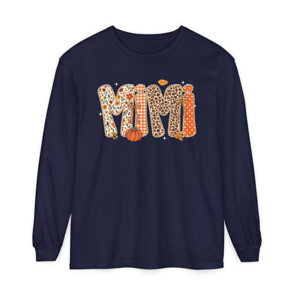 MIMI Autumn Pumpkin Graphic Long Sleeve Tee