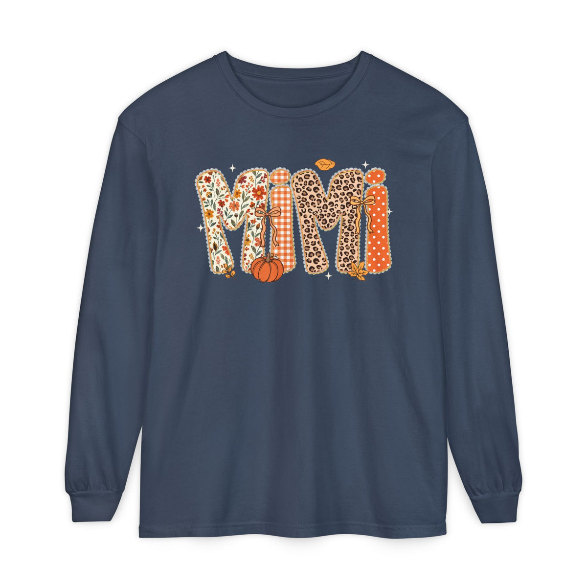 MIMI Autumn Pumpkin Graphic Long Sleeve Tee