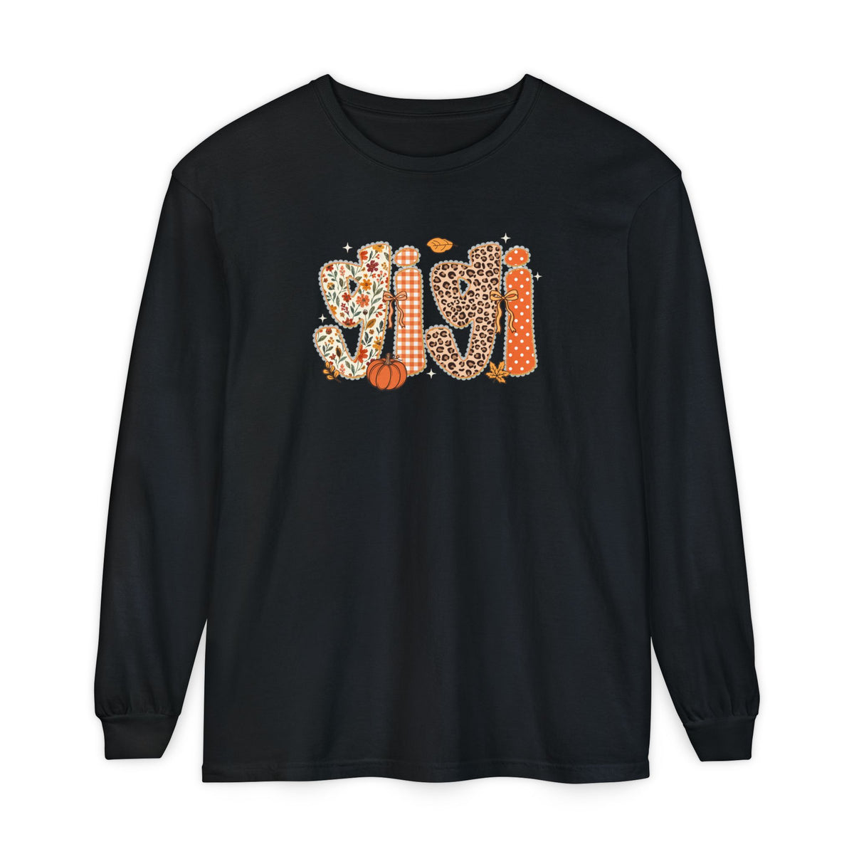 GIGI Autumn Pumpkin Graphic Long Sleeve Tee
