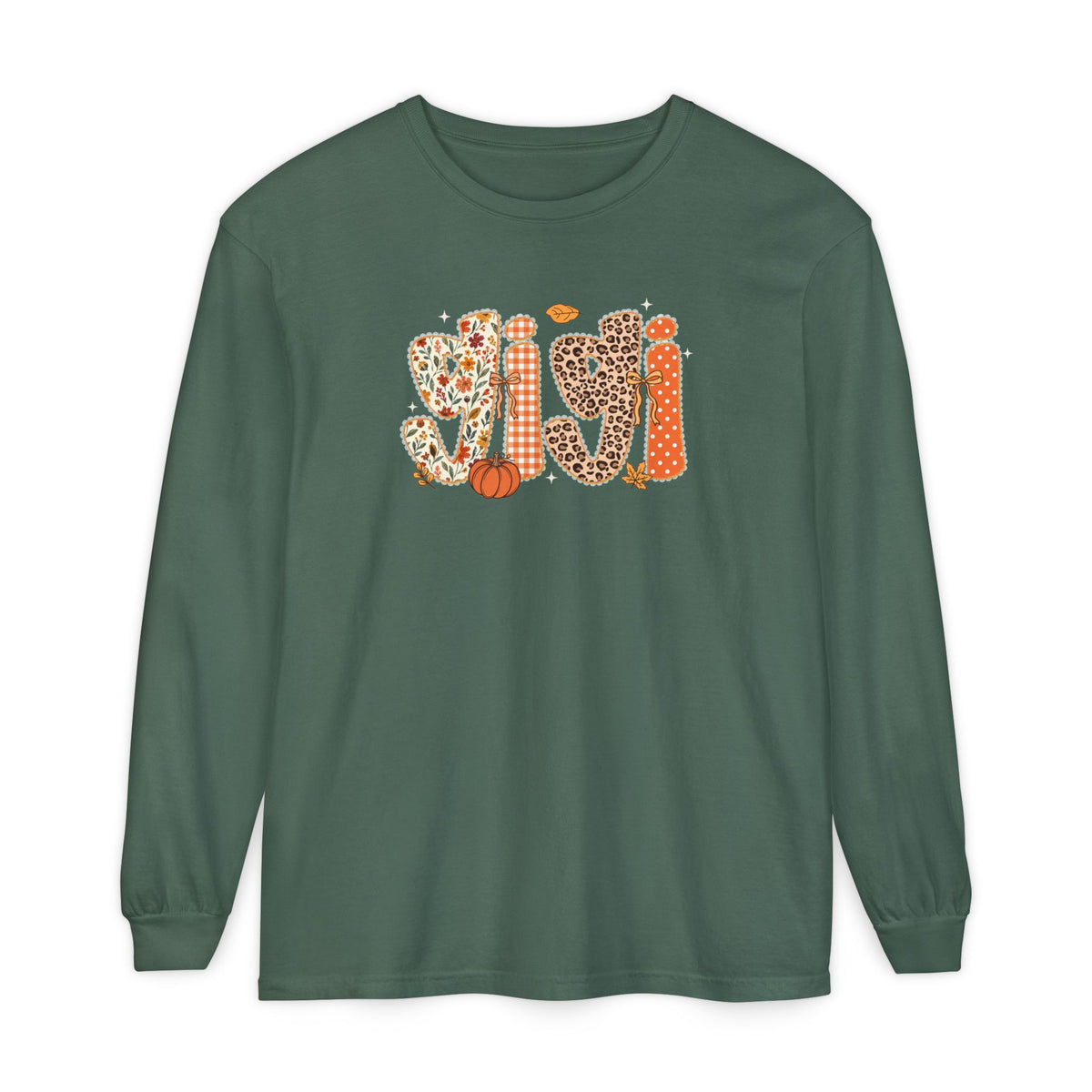 GIGI Autumn Pumpkin Graphic Long Sleeve Tee