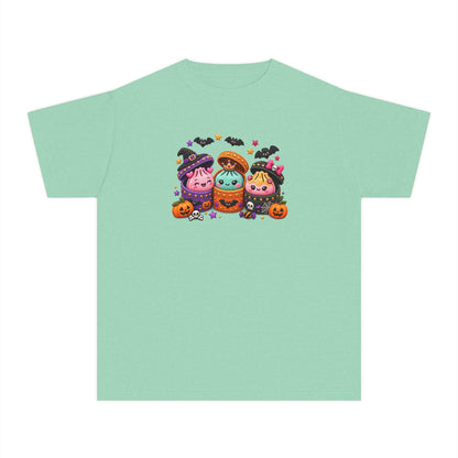 3D LOOKING Cute Squishy Halloween Friends Kids Tee