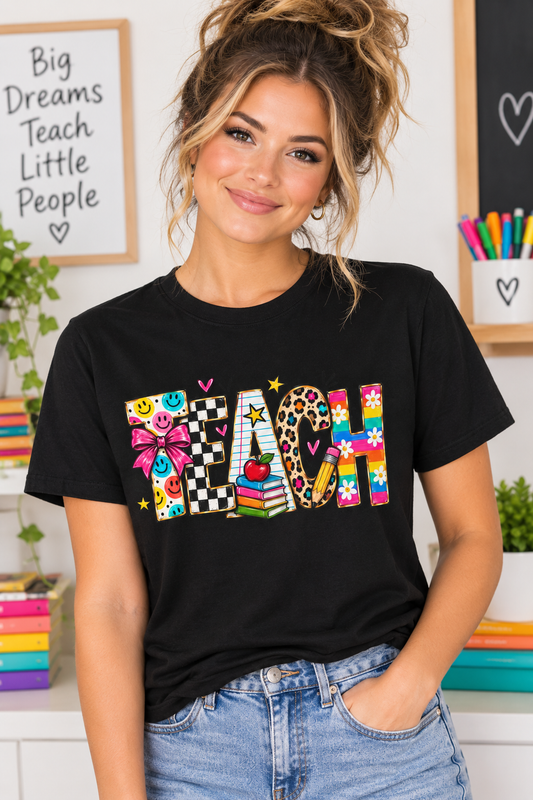 TEACHER Cute Graphic Tee