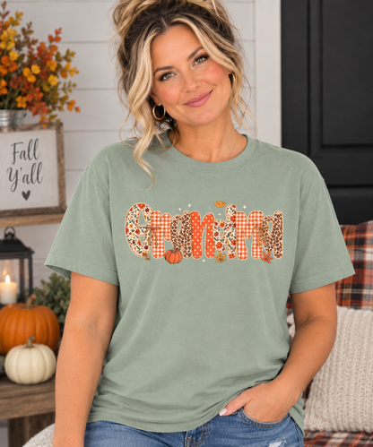 GRANDMA Autumn Pumpkin Graphic Tee
