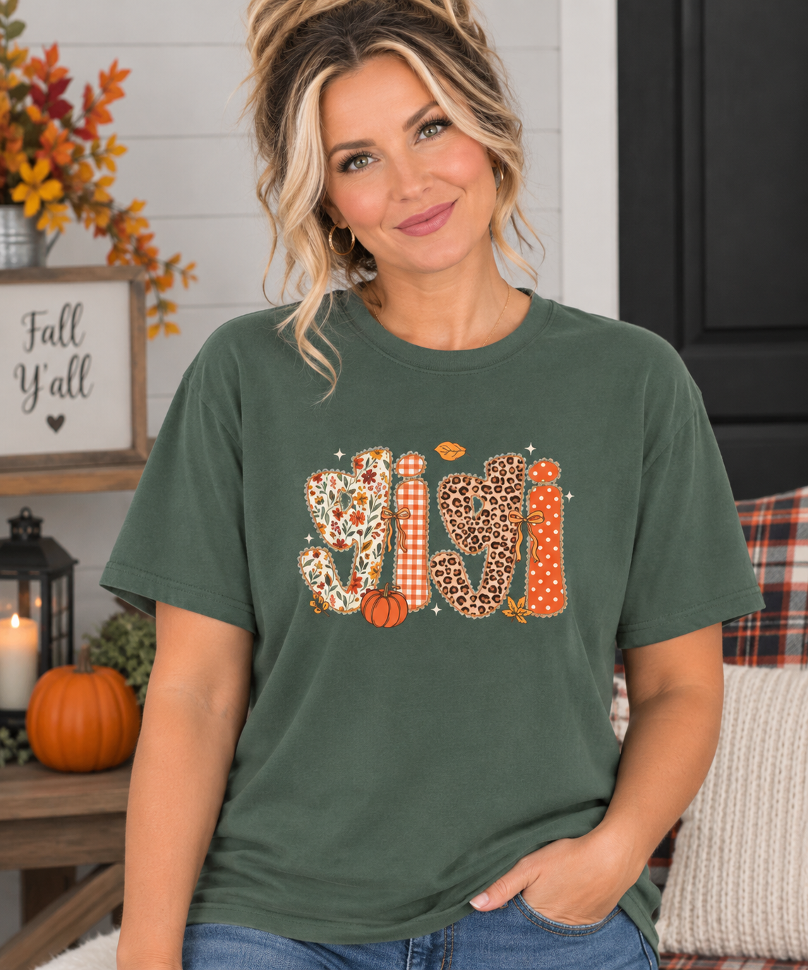GIGI Autumn Pumpkin Graphic Tee